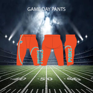 SUBLIMATED INTERGRATED CUSTOMIZED GAME PANTS NOT INCLUDED