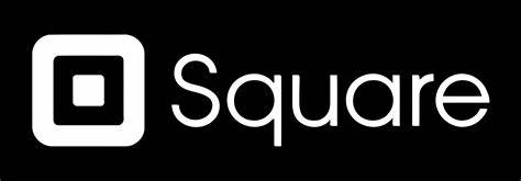 A black and white logo of square