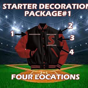 INSTOCK LETTERMAN JACKET (DECORATION PACKAGE AVALIABLE)